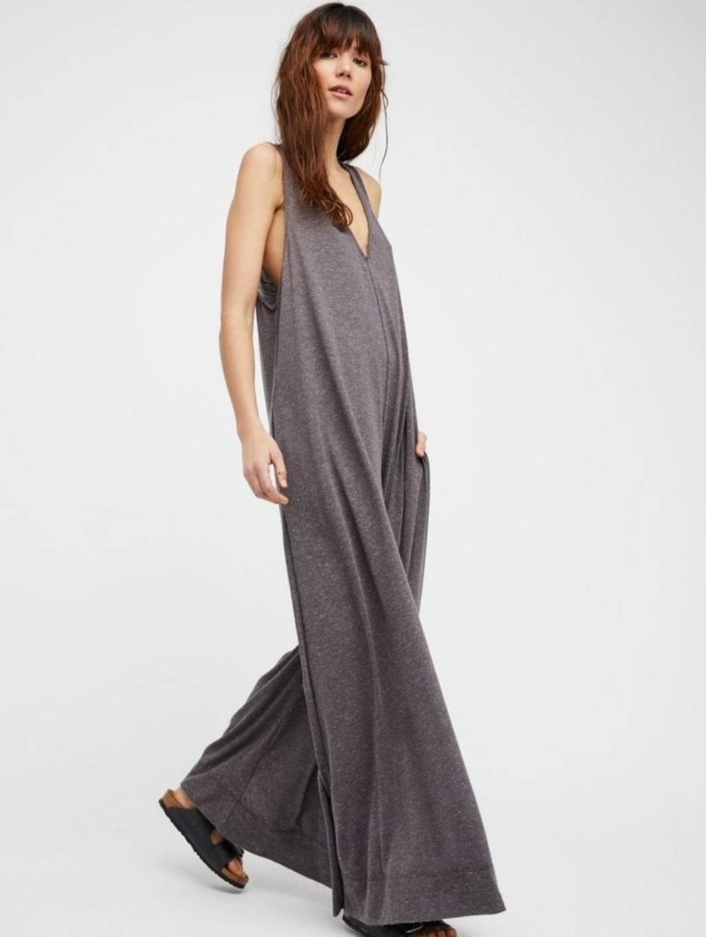 Free People Beach Fulton Jumpsuit Oversized Extreme Wide Legs XS - Picture 2 of 6